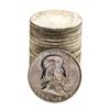 Image 1 : Roll of (20) Brilliant Uncirculated 1963-D Franklin Half Dollar Coins