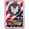 Image 2 : 2018-W $1 Proof American Silver Eagle Coin NGC PF69 Ultra Cameo Congratulations Flag