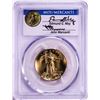 Image 1 : 2009 $20 Ultra High Relief Double Eagle Gold Coin PCGS MS69 Moy & Mercanti Signature