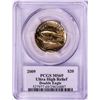 Image 2 : 2009 $20 Ultra High Relief Double Eagle Gold Coin PCGS MS69 Moy & Mercanti Signature