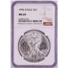 Image 1 : 1996 $1 American Silver Eagle Coin NGC MS69