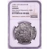 Image 1 : Spice Islands Shipwreck (1605-13) Bolivia 8 Reales Philip IV Silver Coin NGC Genuine