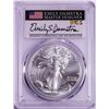 Image 1 : 2021 Type 2 $1 American Silver Eagle Coin PCGS MS70 First Strike Damstra Signature