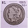 Image 1 : 1882-CC $1 Morgan Silver Dollar Coin
