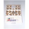 Image 2 : Lot of (200) Seco Misc Carbide Inserts