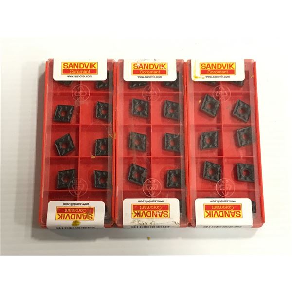 Lot of (30) Sandvik #CNMG 09 03 08-PM 4325 Carbide Inserts