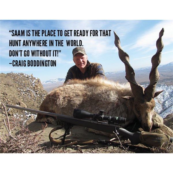 FTW RANCH: SAAM TRAINING: 4 DAY PRECISION & SAFARI HUNT COMBO FOR 2 HUNTERS IN TEXAS
