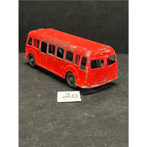 Vintage Metal Bus - London Toy #57 Canada Approx: 5.75"L & 2.25"W