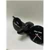 Image 2 : Ceramic Airplane Clock Battery Operated France? Approx: 23.75"W