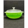 Image 2 : Pyrex Kelly Green 024 Casserole with Lid 2 QT