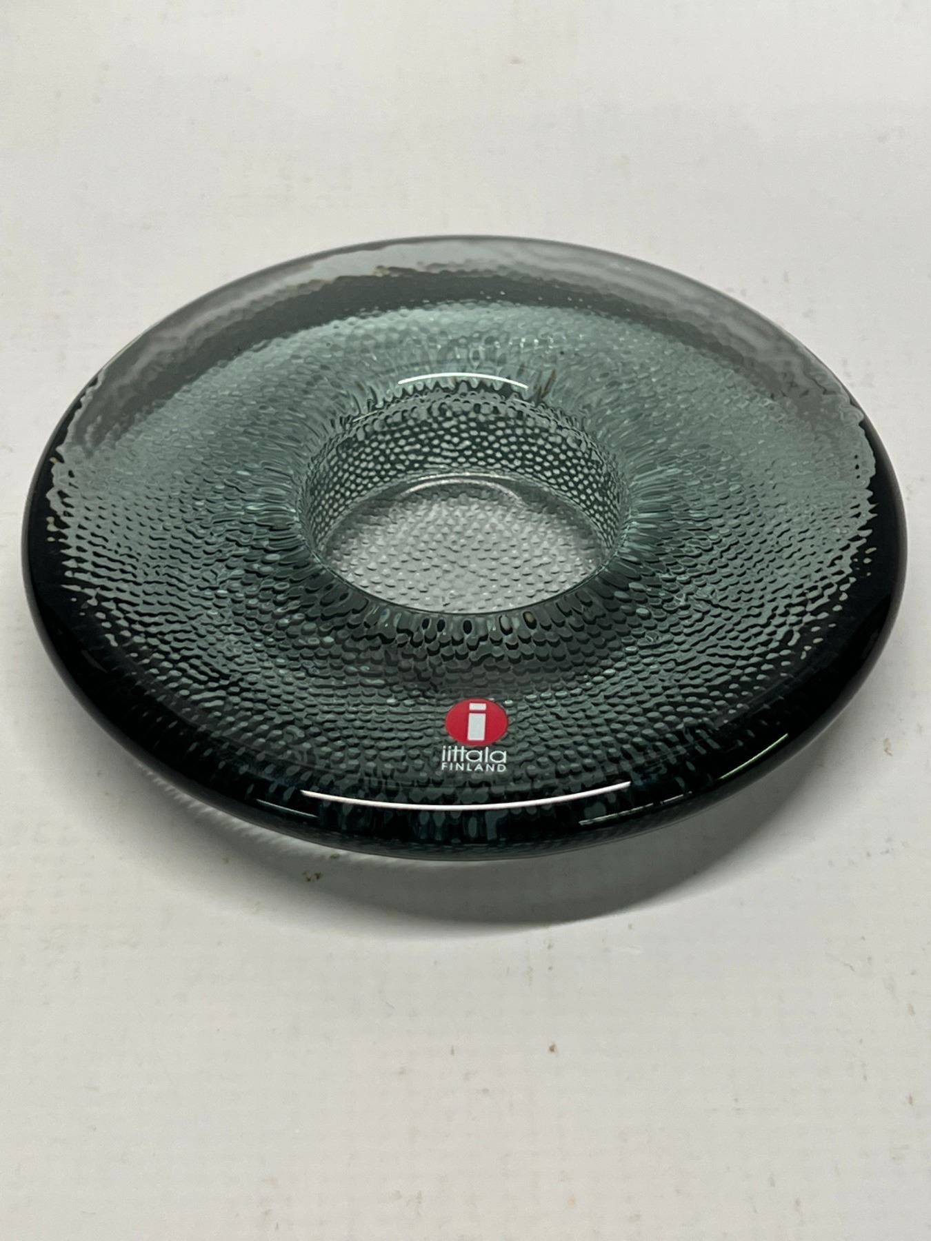 iittala Nappi Series Grey Candle / Tea Light Holder 4.75"W