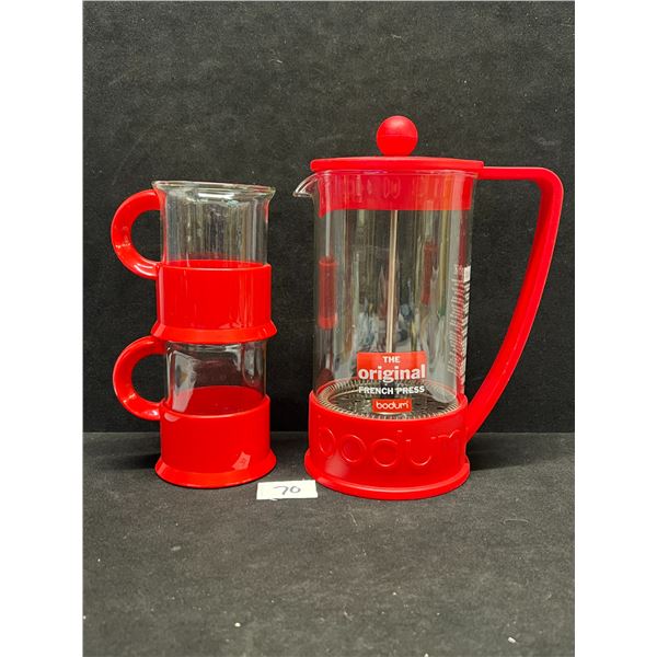 Bodum The Original French Press Coffee Maker & 2 cups