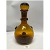 Image 1 : Mid Century Amber/Brown Art Glass Decanter Spain Approx: 10"T 5.5"W