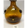 Image 3 : Mid Century Amber/Brown Art Glass Decanter Spain Approx: 10"T 5.5"W