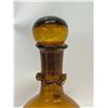 Image 4 : Mid Century Amber/Brown Art Glass Decanter Spain Approx: 10"T 5.5"W
