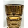Image 3 : Vintage MCM Tall Brown / Gold Striped Vase Approx: 10"T 5.5"W