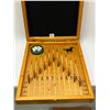 Image 1 : Wooden Horse Races Board Game Approx: 14x17x3" when closed