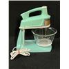 Image 3 : Vintage Turquoise General Electric M50B Mixer / hand mixer (see description)