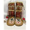 Image 1 : Antique/Vintage First Nations Beaded Mukluks (see description)