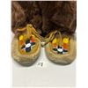 Image 2 : First Nations Beaded Footwear Mukluks (Foot approx: 9x3.5" & 12"T)