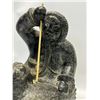 Image 2 : Nuvuk Canada Inuit Sculpture - Hunting Theme Approx: 8.25x5.75" & 9.75"T