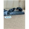 Image 2 : Sakaraise Inuit Soapstone Seals Carving Approx: 9x2" & 2"T