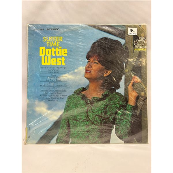 Sealed Dottie West - Suffer Time 12" Vinyl LP Record
