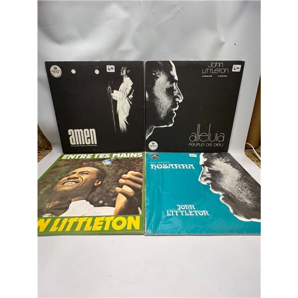 4 John Littleton 12" Vinyl LPs Records
