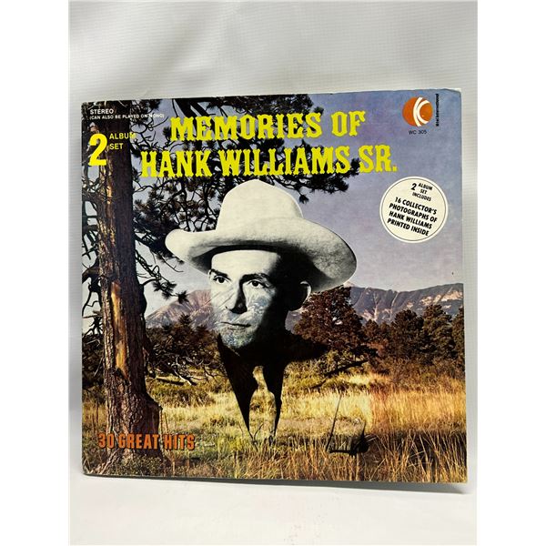 Memories of Hank Williams Sr. 12" Vinyl LPs Records