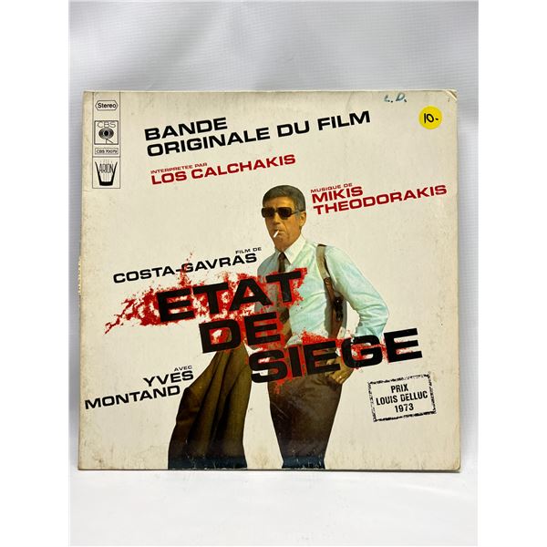 Los Calchakis - Etat De Siege 12" Vinyl LP Record