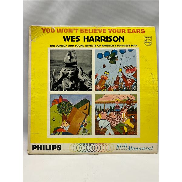 Wes Harrison - You Won't Believe Your Ears 12" Vinyl LP Record