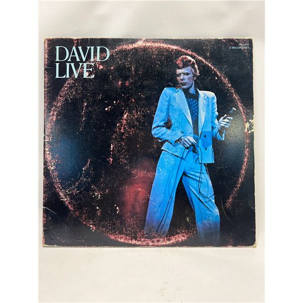 David Bowie Live 12" Vinyl LP Record