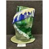 Image 1 : Abstract Studio Slab Pottery Vase Approx: 8.25"T 6"W