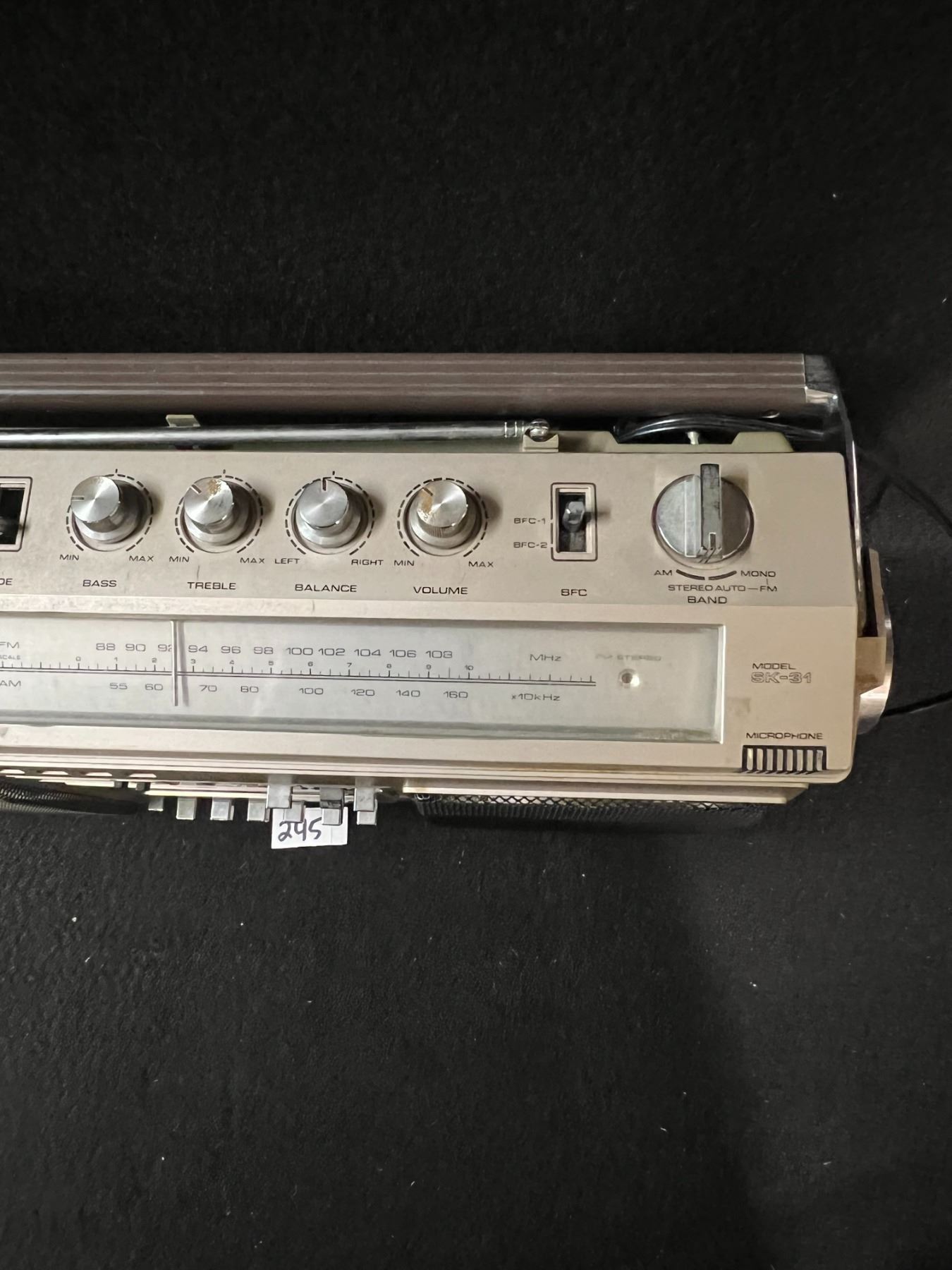 Radiocassette stéréo portable Vintage Pioneer SK-353L Boombox | Mi-Emmaüs