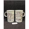 Image 1 : 2 Old Bushmills Distillery Coffee Mugs / Cups Approx 4.25"T