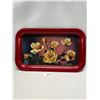 Image 1 : Vintage Decorative Floral Serving Tray Approx: 14.25x8.75"