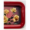 Image 3 : Vintage Decorative Floral Serving Tray Approx: 14.25x8.75"