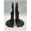 Image 6 : 2 William Shakespeare Cast Metal Book Ends Approx: 4.25" tall; 3.5" wide