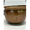 Image 2 : Copper Cauldron w/handle Small Mini Approx: 5" wide 3.75" tall