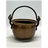 Image 4 : Copper Cauldron w/handle Small Mini Approx: 5" wide 3.75" tall