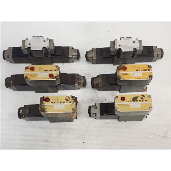 Lot Of (6) Rexroth Valves