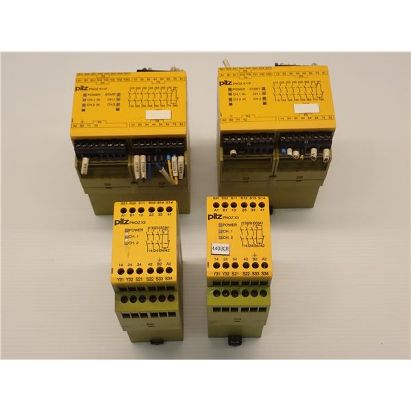 Lot Of (4) Pilz Modules