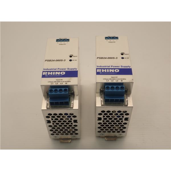 (2) Rhino # PSB24-060S-3 Power Supplies