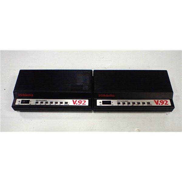 (2) US Robotics Model #5686 / # v.92 Fax modems