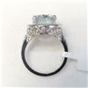 Image 3 : 14K MOISSANITE(4.81CT) DIAMONDS(0.6CT) RING SIZE 6.5