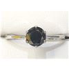 Image 1 : 14K TREATED BLACK DIAMOND(0.88CT) RING SIZE 6