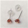 Image 2 : 14K FANCY COLOR SAPPHIRE(1.2CT) EARRINGS