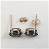 Image 2 : 10K SAPPHIRE(2.2CT) EARRINGS