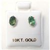 Image 1 : 10K SAPPHIRE(2.2CT) EARRINGS