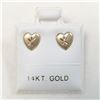 Image 1 : 14K SCREWBACK EARRINGS